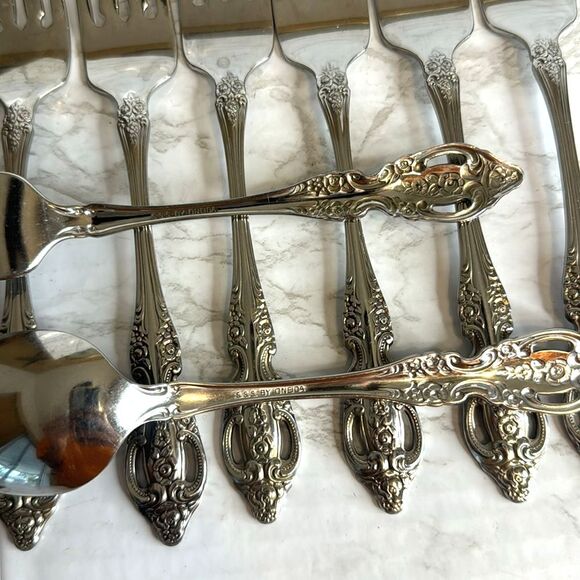 ONEIDA Renoir pembrooke stainless Set Of 31 pieces Flatware SSS set fork spoon - Picture 10 of 12